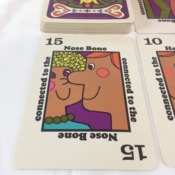 Funny Bones by Parker Brothers 1968 Card Game COMPLETE Made In Canada - Picture 10 of 11